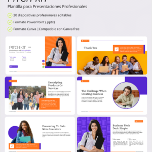 Pitch Kit | Plantilla Educativa para Presentaciones y Capacitaciones