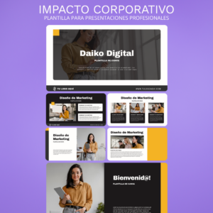 Impacto corporativo | Plantilla para presentaciones profesionales